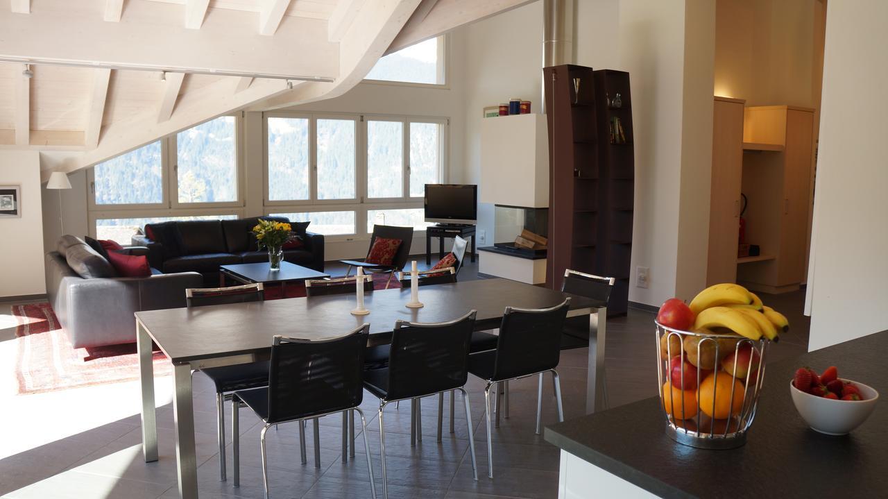 Chalet Brunner Penthouse Wengen Buitenkant foto