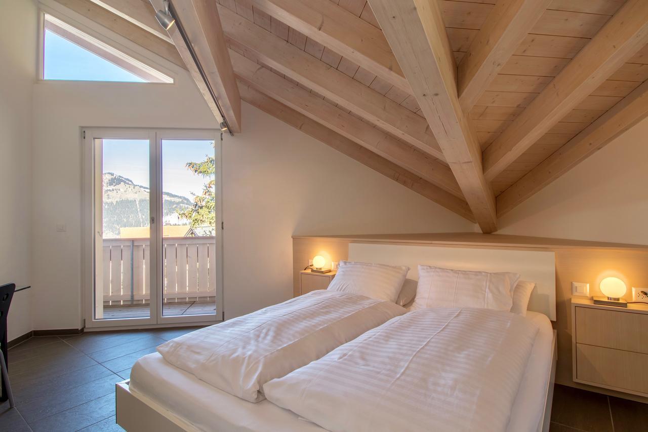Chalet Brunner Penthouse Wengen Buitenkant foto
