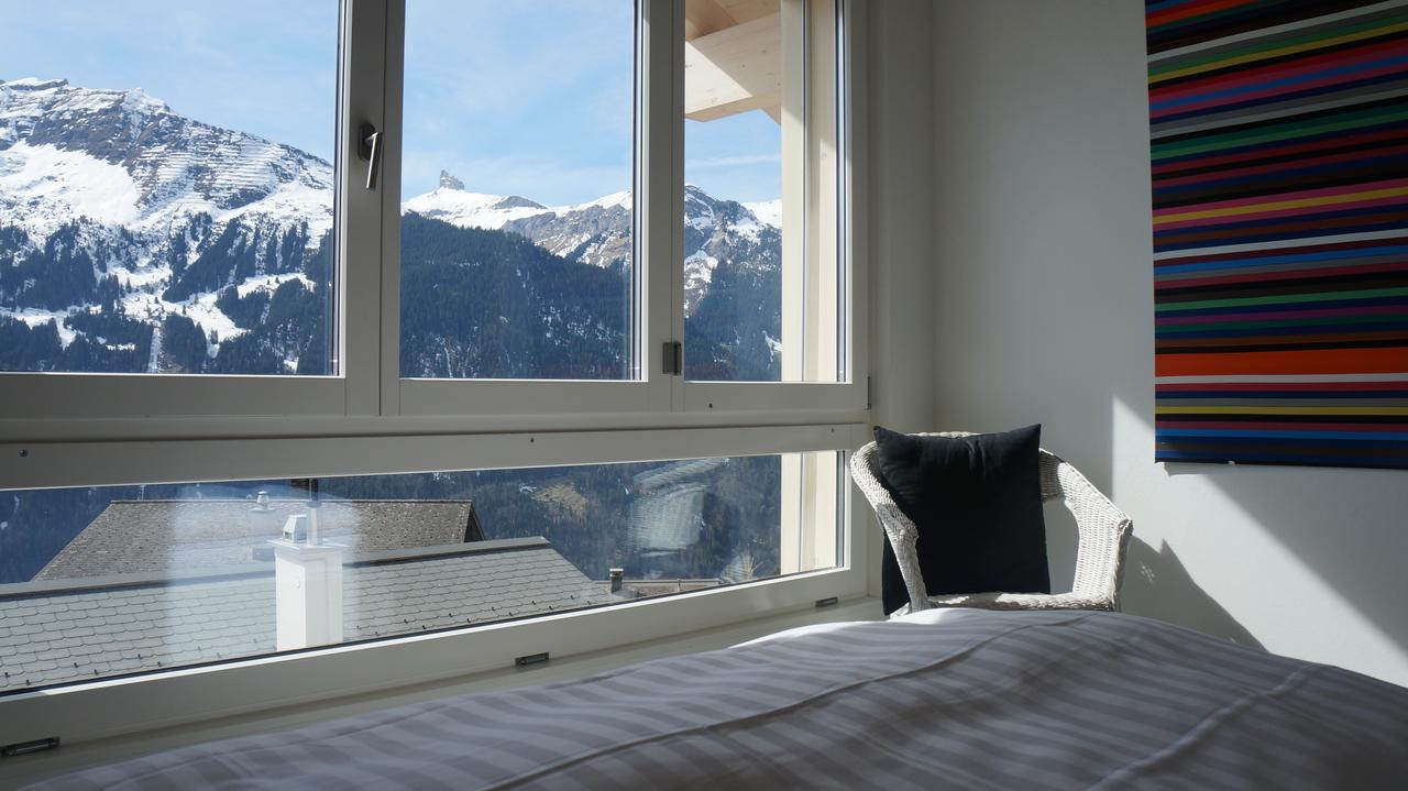 Chalet Brunner Penthouse Wengen Buitenkant foto