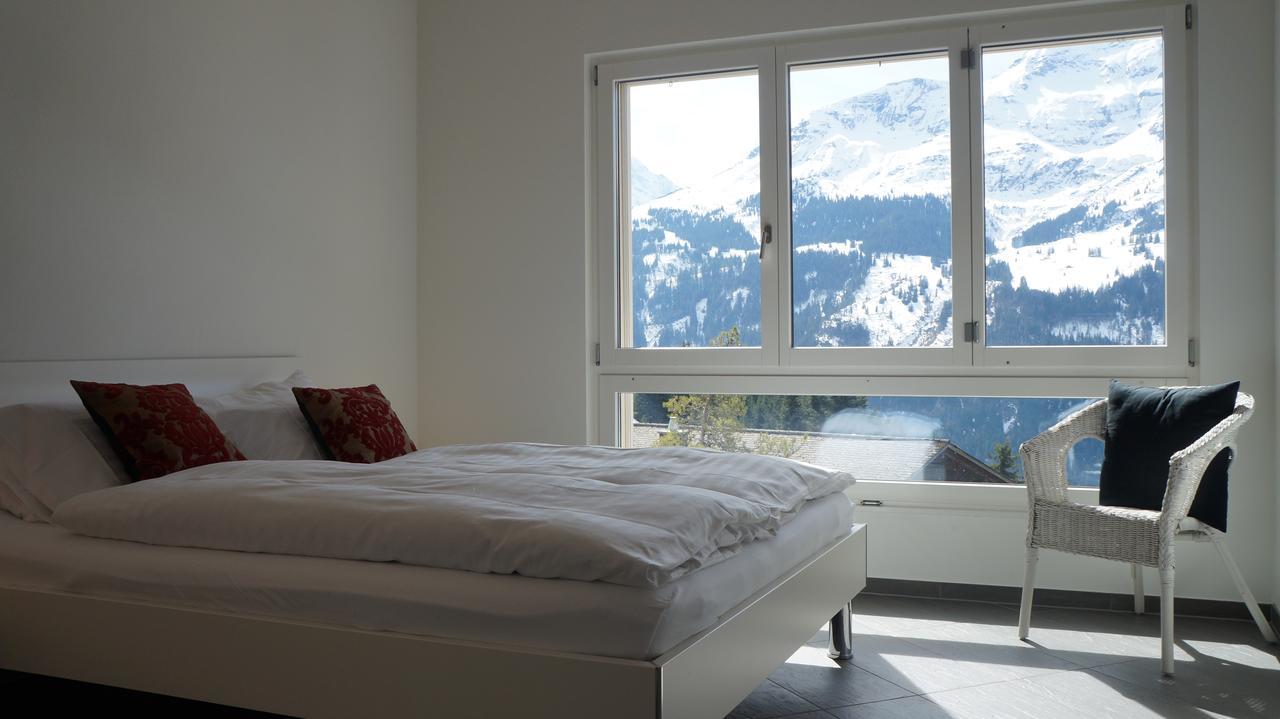 Chalet Brunner Penthouse Wengen Buitenkant foto