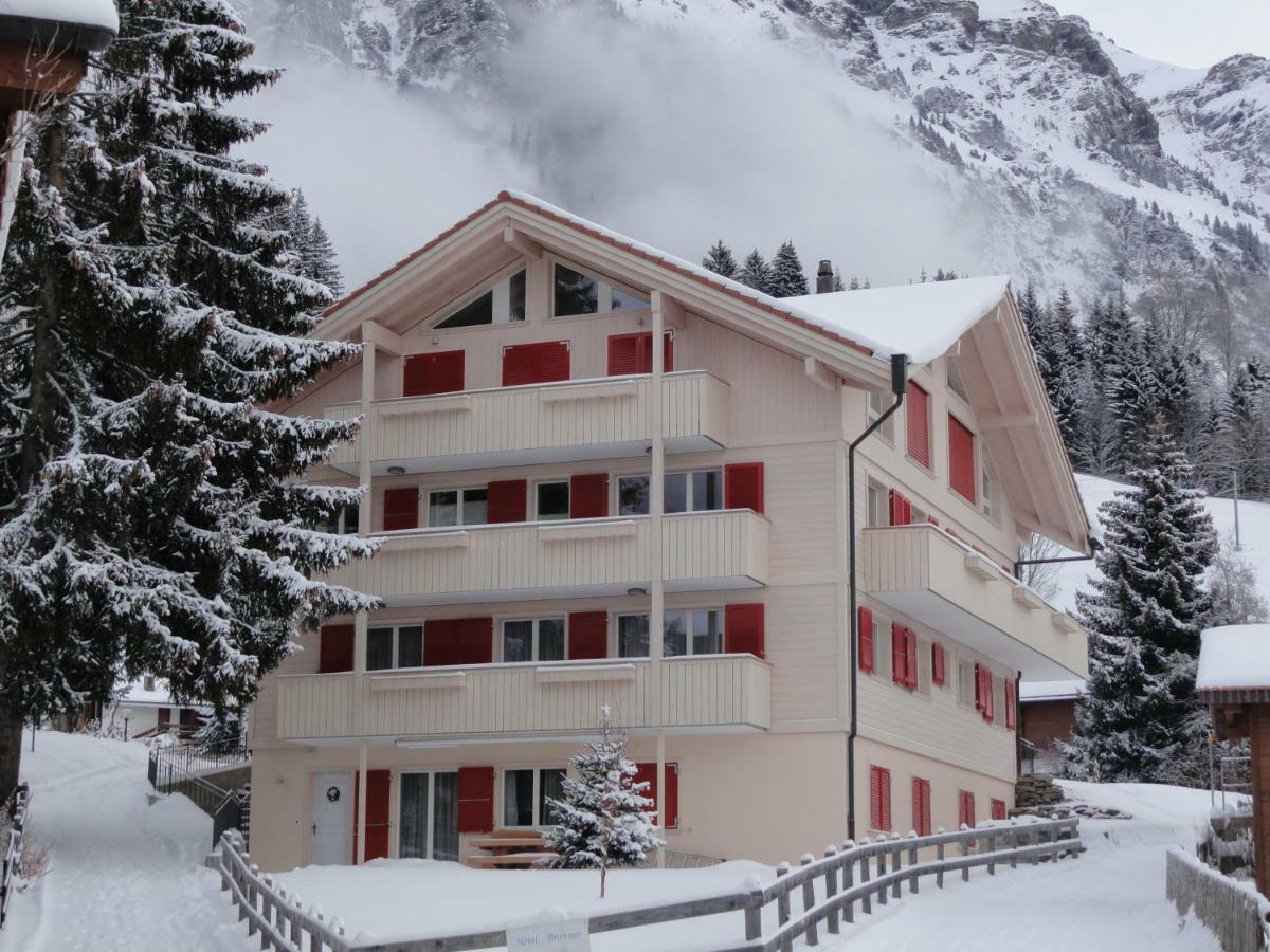 Chalet Brunner Penthouse Wengen Buitenkant foto